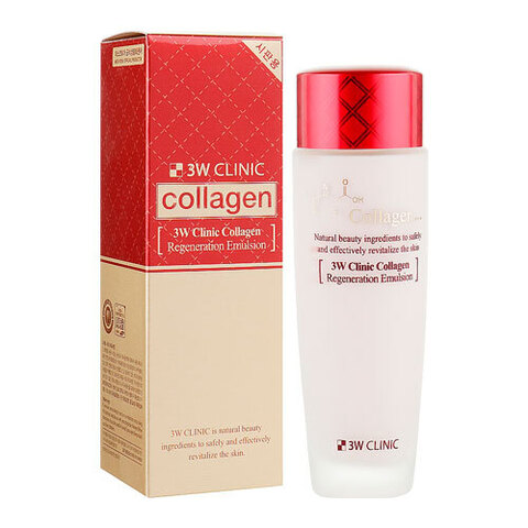 3W Clinic Collagen Regeneration Emulsion - Восстанавливающая эмульсия с коллагеном