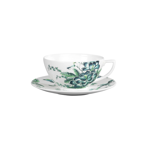 Чайная пара 254мл Wedgwood Jasper Conran Chinoiserie зеленая