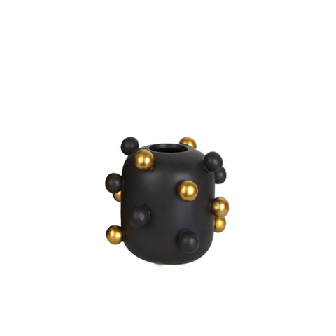 Ваза Black little golden balls  vase