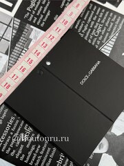 Бирка ДГ бумажная черная двойная