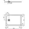 Душевой поддон 100х70 см Ideal Standard Ultraflat S K8218FS