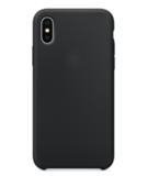 Силиконовый чехол Silicon Case WS для iPhone Xs Max (Черный)