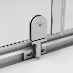 Душевое ограждение 90x90, прозрачное стекло без поддона, AM.PM Gem - W90G-404-090MT