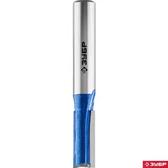 ЗУБР 8 x 19 мм, хвостовик 8 мм, фреза пазовая прямая с нижними подрезателями, Профессионал (28755-8-19)