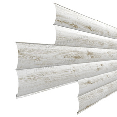 Сайдинг металлический Woodstock ECOSTEEL Матовый 0.5мм Беленый дуб (в наличии)