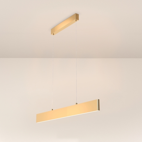 Подвесной светодиодный светильник Maytoni Step P010PL-L23G3K золото