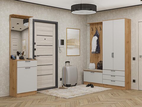 Прихожая Стиль-04 Light Grey In 2S Дуб Вотан