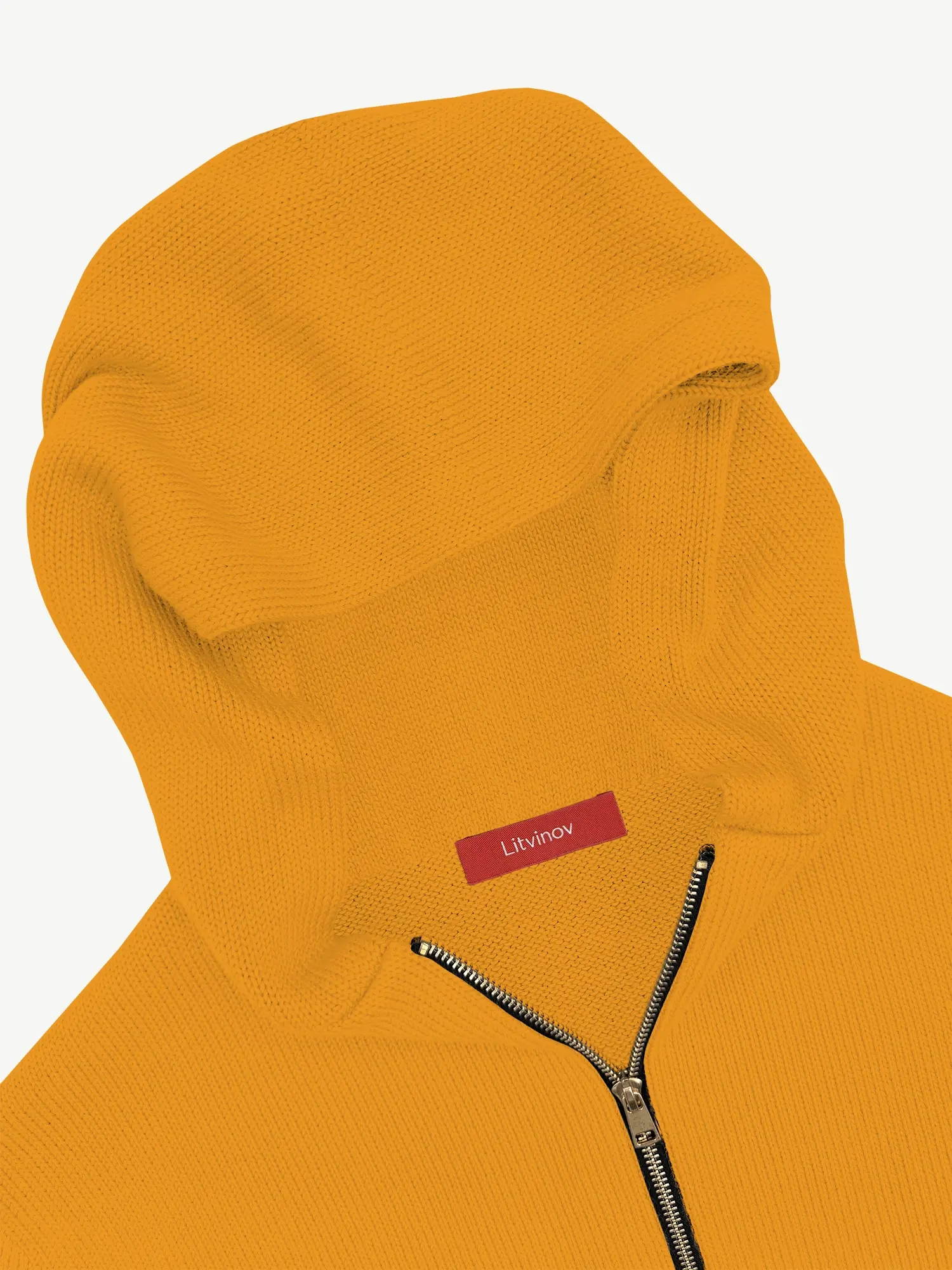 Толстовка на замке из шелка