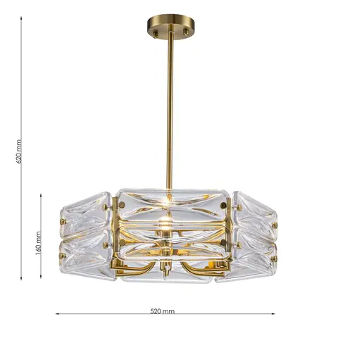 Подвесная люстра Favourite Glacies 4764-6P