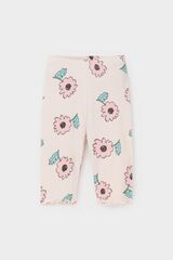 шорты  для девочки  КР 400797/бежевый,нежный цветок к549