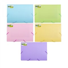 
          Папка на резинке Alingar A4, 330*240*33 мм, 600 мкм, ассорти, глянец "Ice"