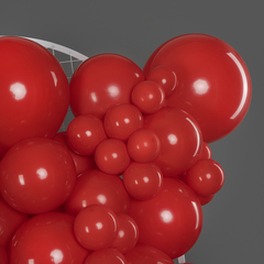 К512 5''/13 см, Пастель, Королевский красный (S29), 100 шт.