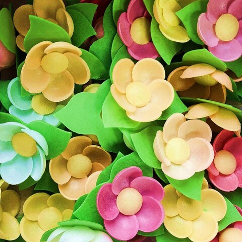 Вафельная кувшинка на трилистнике, 1 шт