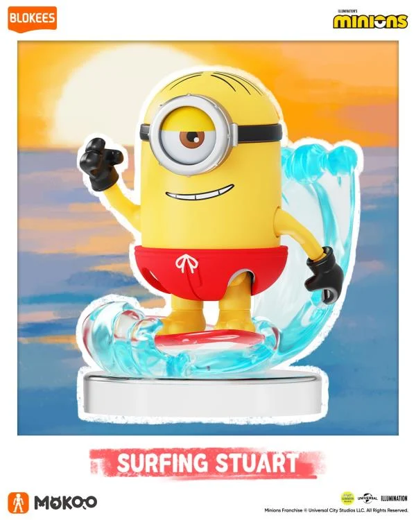 Набор фигурок Миньоны Пляжный отдых Сборная модель