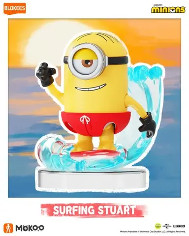 Набор фигурок Миньоны Пляжный отдых Сборная модель