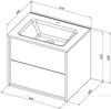 Aquanet 298570 Тумба c раковиной Lino 60 (Flat) белый глянец (298570)