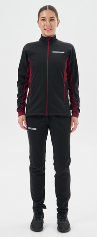 Лыжный костюм Nordski Core Black/Wine W женский
