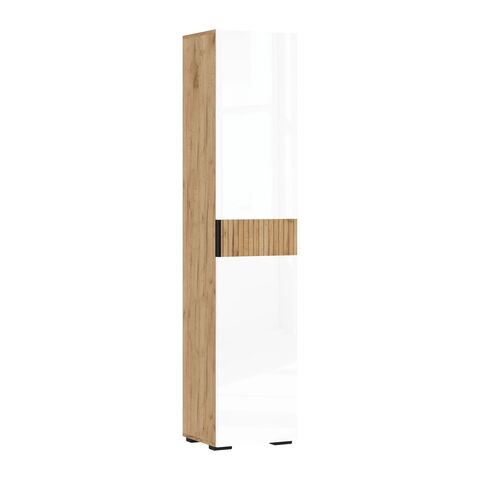 Роджинамиф Пенал (400) (Белый глянец/Дуб Крафт, Дуб Крафт)