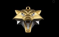 Силиконовый молд Голова ведьмака средняя