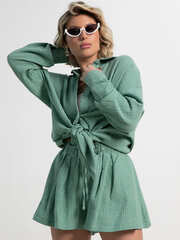 Костюм хлопковый Илария (оливковый) К15343-1М LT Collection