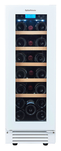 Винный шкаф Cellar Private CP020-1TWH белая дверь