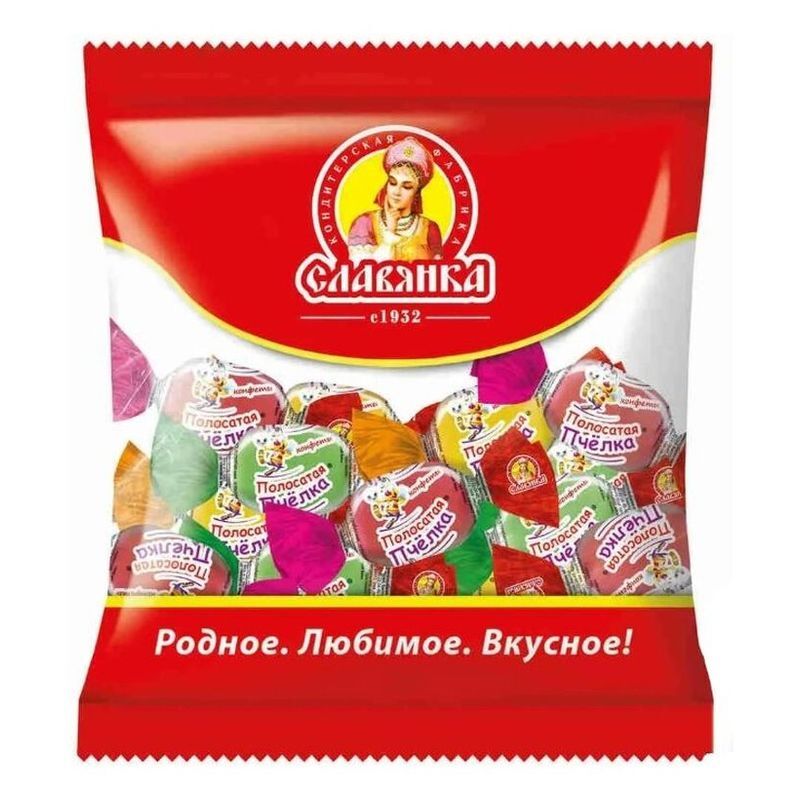 КОНФЕТЫ ПОЛОСАТАЯ ПЧЕЛКА 203 ГР /СЛАВЯНКА/ – купить за 124.80 ...