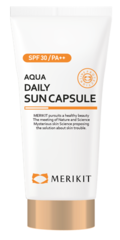 Merikit Гель солнцезащитный увлажняющий SPF30 - Merikit Aqua Daily Sun Capsule SPF30, 60 мл