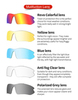 Очки солнцезащитные XQ515, (серый металлик / дымчатые) +3 доп. линзы