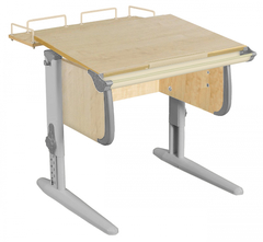 Растущая парта Дэми СУТ 24 с задней полкой СУТ.14.210 (750×880 мм)