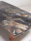 фото 5 Стол ПУАНТО 200 TITANIUM LAWA NERO, керамика / МЕДЬ каркас М-City на profcook.ru