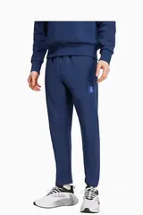 Штаны adidas Manchester United 24/25 Seasonal Doubleknit - темно-синий