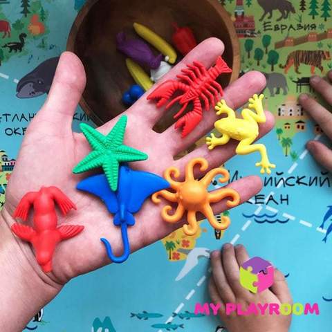 Радужные фигурки 
