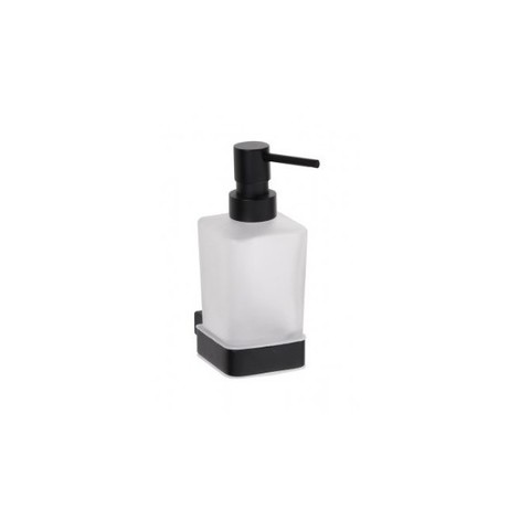 Настенный дозатор для жидкого мыла (стекло) Bemeta Nero 135009040