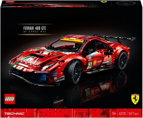 Конструктор LEGO Technic 42125 Ferrari 488 GTE "AF Corse #51"