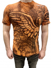 Футболка Affliction GRAVE ANGEL ORANGE