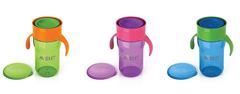 Взрослая чашка, 340 мл, фиолетовая, зеленая, голубая (в ассортименте)
