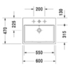 Раковина Duravit Vero Air 2352600000