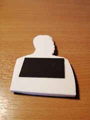 Магнит Сталин рельефный с лаком. Полистоун