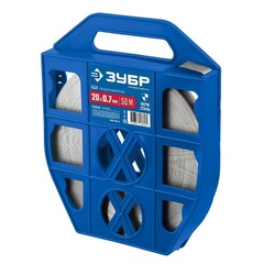 ЗУБР БДЛ, 20 x 0.7 мм, 50 м, бандажная лента нержавеющая, Профессионал (310243)