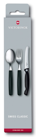 Набор столовых приборов  Victorinox Swiss Classic, Black (6.7192.F3)