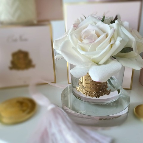 Ароматизированный букет из 5 роз Cote Noire Five Rose Pink Blush Gold Badge