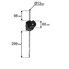 Редуктор газонокосилки DDE WLZ21H2-A01 1скорость (85061) (84588)