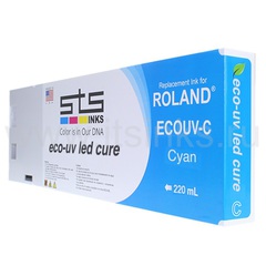 Картридж для Roland Eco - UV Cyan 220 мл