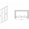 Abber Sonnenstrand AG07100B Душевая дверь, цвет: чёрный