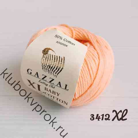 GAZZAL BABY COTTON XL 3412XL, Персик