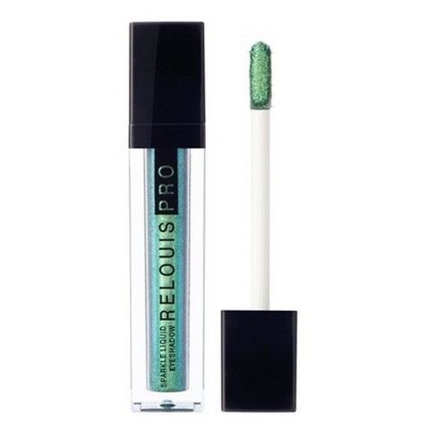 Тени для век жидкие сияющие Relouis Pro Sparkle Liquid Eyeshadow тон 35 Miracle Green , 4.7 гр