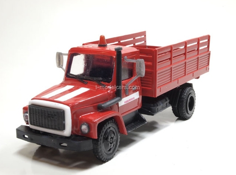 GAZ-3309 board Fire engine Kompanion 1:43