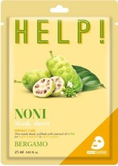 Тканевая маска с экстрактом нони BERGAMO Help Noni Mask Sheet