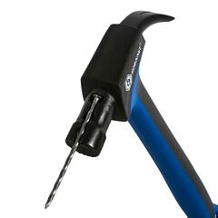 Молоток -гвоздодер КОБАЛЬТ 480 гр. для каркасного строительства, рукоятка из полиамида, встроенный магнит для 2-х длин гвоздей (917-551)