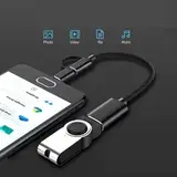 Переходник OTG 2 в 1 USB Micro USB-Type-C, Адаптер USB Type-C Micro USB черный